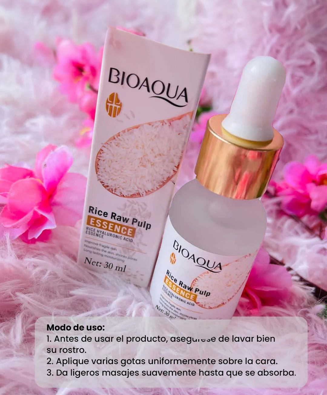 Serum de Arroz Bioaqua - "Dile adiós a las manchas de tu rostro"