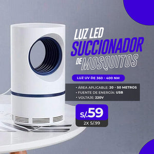 Luz LED Succionador de Mosquitos