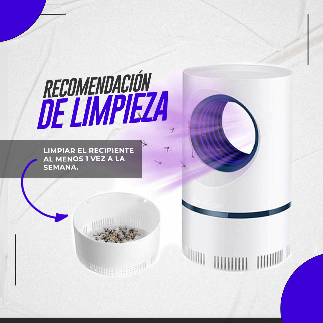 Luz LED Succionador de Mosquitos