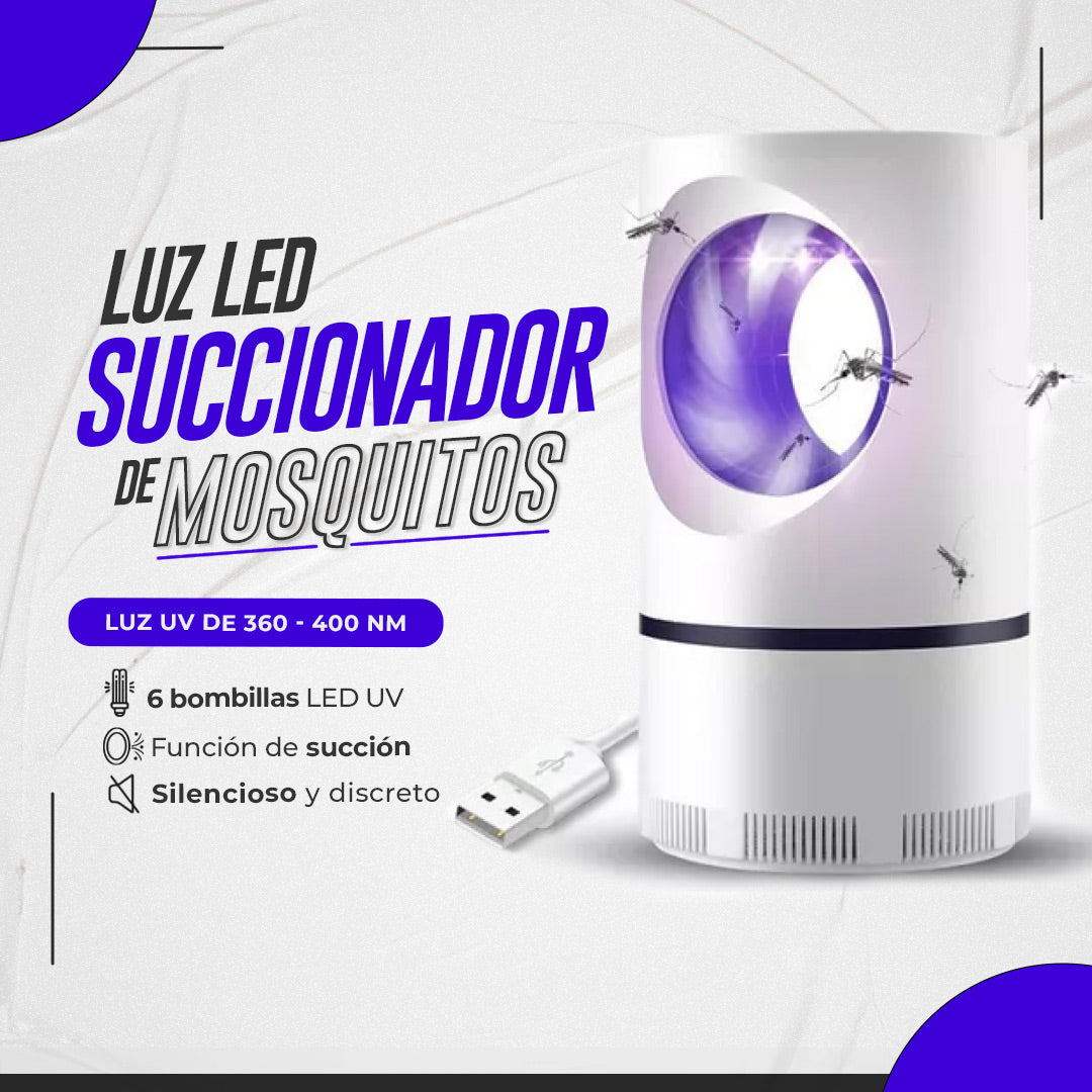 Luz LED Succionador de Mosquitos