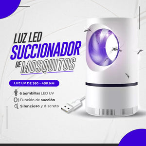 Luz LED Succionador de Mosquitos